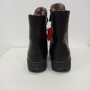 Ботинки зимние женские черные
