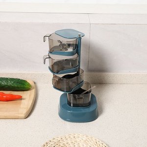 West Стойка для специй Seasoning Box 4 Ёмкости, 22.5см*13см
