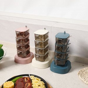 West Стойка для специй Seasoning Box 4 Ёмкости, 22.5см*13см