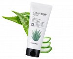 Увлажняющая пенка для умывания с экстрактом сока алоэ вера CLEAN DEW FOAM CLEANSER - ALOE