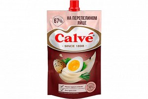 Майонез Calve С перепелиным яйцом 67% д/п 200г