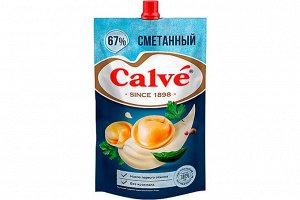 Майонез Calve Сметанный 67% д/п 400г