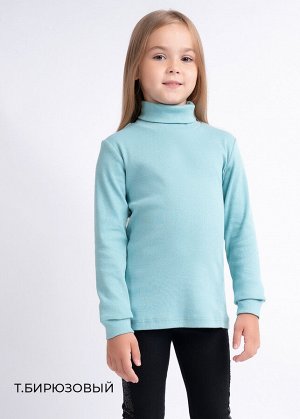 Водолазка. Цвет: т.бирюзовый