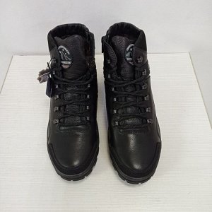 Ботинки зимние мужские черные