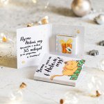 Мини-открытка &quot;Уюта и тепла в Новом году!&quot; (котик)