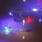 Гирлянда для дома &quot;Льдинка&quot; на батарейках 2,0 м 20 ламп LED, 3 реж, IP-20, Мультицвет