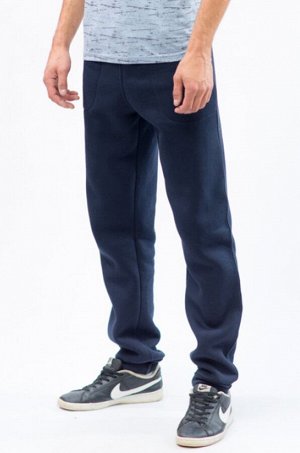 Теплые мужские брюки из футера трехнитки с начесом