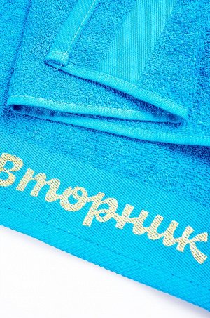 Набор махровых полотенец неделька 7 шт Happy Fox Home
