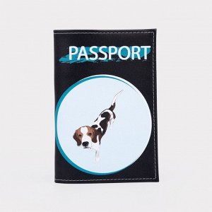 Обложка для паспорта, цвет чёрный 9304440