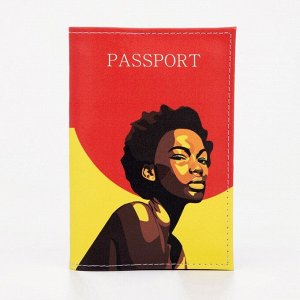 Обложка для паспорта, цвет красный 9304444