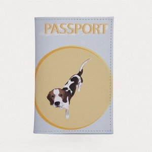 Обложка для паспорта, цвет голубой 9304443