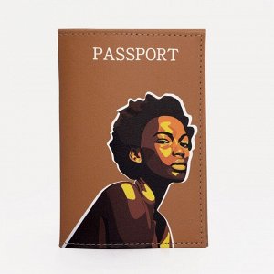 Обложка для паспорта, цвет коричневый 9304445