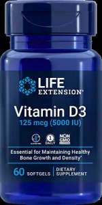 LE Vitamin D3 125мкг 5000 IU, 60капс. Витамин Д3