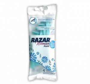 RAZAR 2 PLUS Wom с полоской Бритвы 2 лез 2шт(пакет)206ж