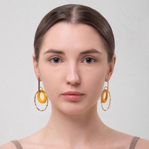 Серьги ассорти «Дежавю», цвет жёлтый в золоте