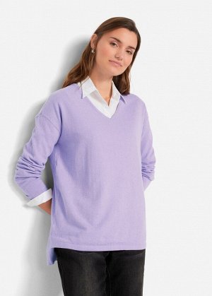 Пуловер голубой на 48-50 размер