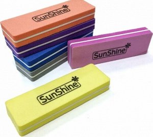Баф полировщик для маникюра мини SunShine 100/180 грит 1уп/20шт.
