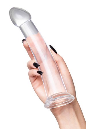 Нереалистичный фаллоимитатор TOYFA Basic Jelly Dildo XL, TPE, прозрачный, 22 см