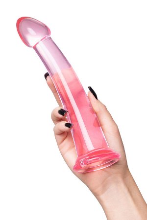 Нереалистичный фаллоимитатор Jelly Dildo XL Toyfa Basic, TPE, Розовый, 22 см