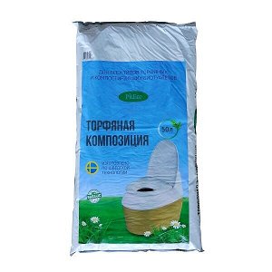 Торфяная композиция для туалета Piteco 50 литров