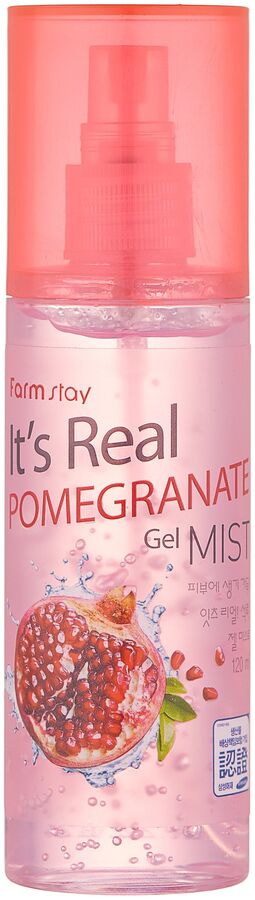 Гель-мист для лица "Гранат" FarmStay It's Real Pomegranate Gel Mist 120мл, шт