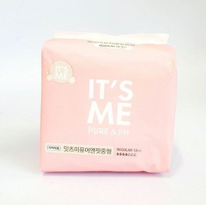 Прокладки гигиенические д/критич. дней IT`S ME Pure&Fit Regular 25см (12шт) (Производство Корея), шт