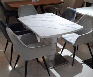 Стол обеденный раскладной Токио керамическое покрытие