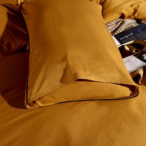 Комплект постельного белья Однотонный Сатин Элитный OCE013