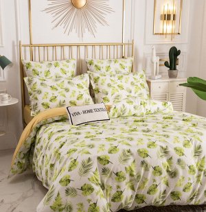 Viva home textile Комплект постельного белья Сатин Вышивка на резинке CNR140