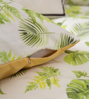 Viva home textile Комплект постельного белья Сатин Вышивка на резинке CNR140