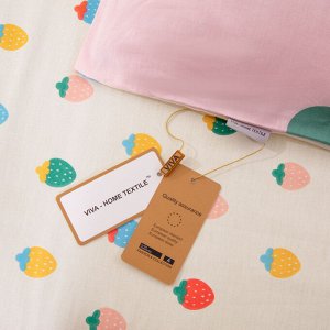 Viva home textile Комплект постельного белья Делюкс Сатин на резинке LR420
