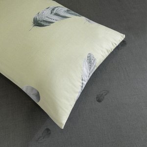 Viva home textile Комплект постельного белья Делюкс Сатин на резинке LR426