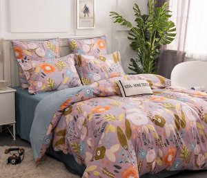 Viva home textile Комплект постельного белья Сатин Вышивка на резинке CNR134