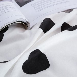 Viva home textile Комплект постельного белья Делюкс Сатин на резинке LR362
