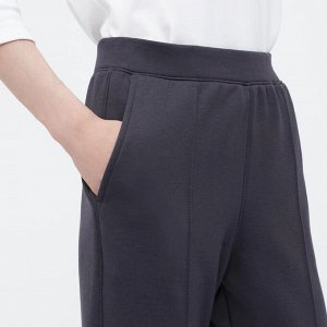 UNIQLO — брючки из эластичного флиса — темно-серый