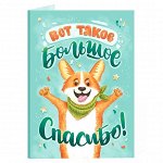 Открытка с шоколадом Вот такое большое спасибо