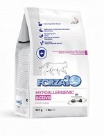 Forza10 Cat Hypoallergenic Active диета сухой корм для взрослых кошек с пищевой непереносимостью и аллергией 0,454кг