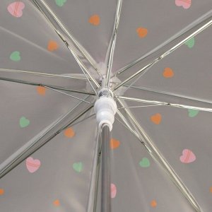 Зонт - трость полуавтоматический «Сute», 8 спиц, R = 47 см, рисунок МИКС