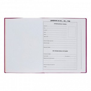 Премиум-дневник универсальный, для 1-11 класса Vivella, обложка искусственная кожа, розовый