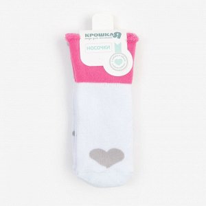 Набор носков для девочки махровые Крошка Я "Girl", 2 пары