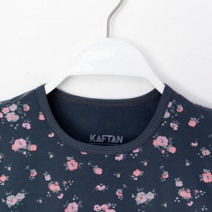 Платье для девочки KAFTAN "Kitten" р.30 (98-104), т. серый