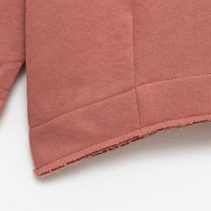 Костюм детский (свитшот, брюки) MINAKU, цвет терракот.