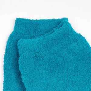 Носки женские махровые «Уточки», цвет голубой, размер 36-40