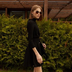 Платье женское MINAKU: Green trend, цвет чёрный