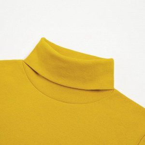 Водолазка женская MINAKU: Basic line цвет горчица