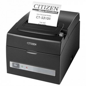 Принтер чековый CITIZEN CT-S310II, термопечать, USB, Ethernet, черный, CTS310IIXEEBX