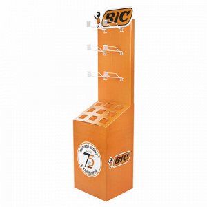 Стойка напольная для размещения товара BIC, 180х40х40 см, 9 отделений, 6 крючков, БЕЗ НАПОЛНЕНИЯ, 504158