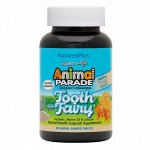 Nature`s Plus Animal Parade Tooth Fairy. Комплекс для детей с пробиотиком и витамином Д