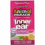 Nature`s Plus Inner Ear Support - whis K12 Probiotics, 90chew. Поддержка внутреннего уха