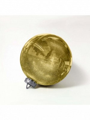 Шар 20 см пластик с глиттером цвет золотой UD002-20GD